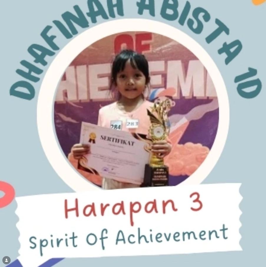 Dhafinah Abista Raih Harapan 3 Olimpiade Bahasa Inggris Tingkat Kabupaten 2024