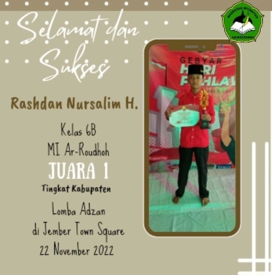 Rashdan Nursalim Helmi Raih Juara 1 Lomba Adzan di Jember Town Square