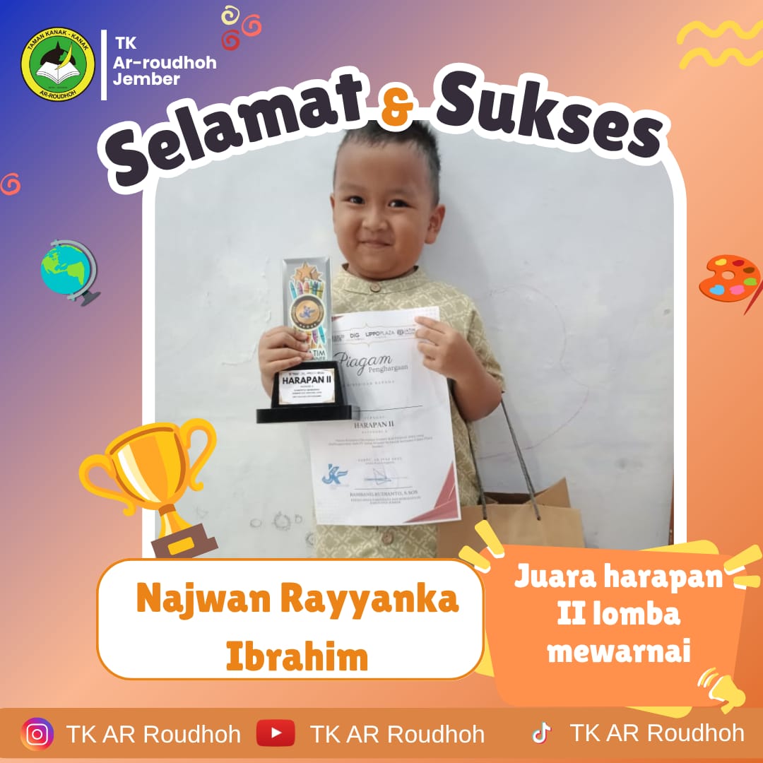 Juara Harapan II Lomba Mewarnai